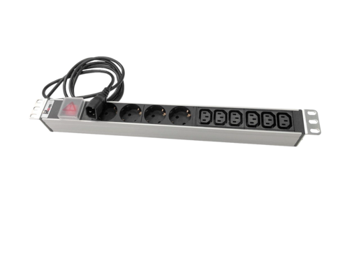 Блок розеток Rem-10 с выкл. R-10-4S-6C13-V-440-1.8