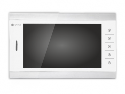 Видеодомофон Optimus VMH-10.1 (белый+серебро/черный+серебро)