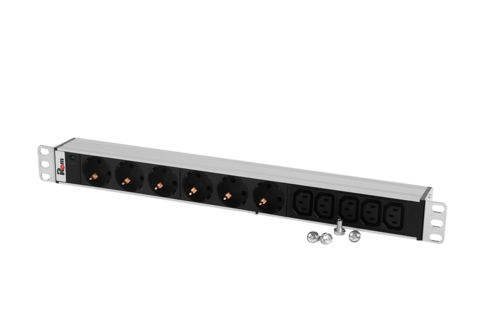 Блок розеток Rem-10 без шнура с инд. R-10-6S-5C13-I-440-Z
