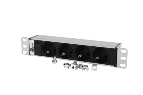 Блок розеток Rem-10 без шнура с инд. R-10-4S-I-220-Z
