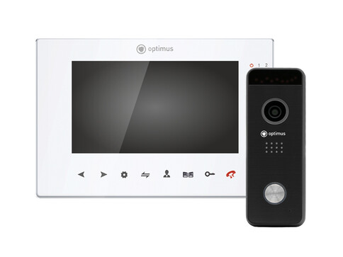 Комплект видеодомофона Optimus VMH-7.1 (w) + DSH-1080_v.1