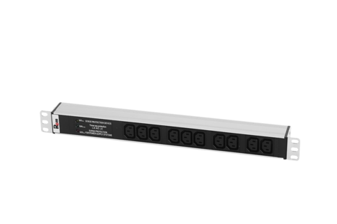 Блок розеток Rem-10 без шнура с инд. R-10-10C13-I-440-Z