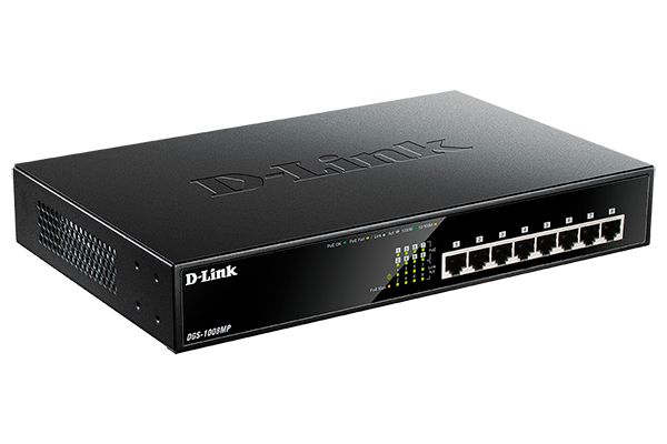 Коммутатор D-Link DGS-1008MP