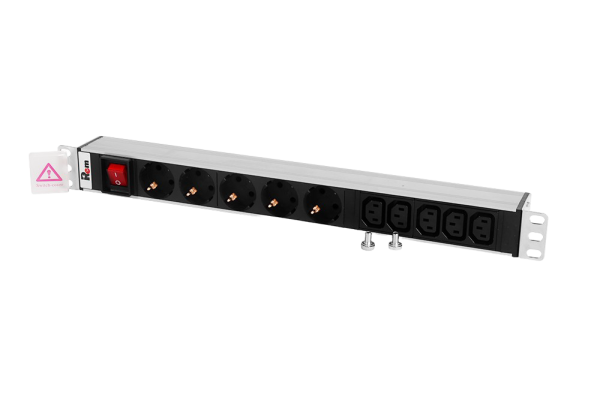 Блок розеток Rem-10 без шнура с выкл. R-10-5S-5C13-V-440-Z