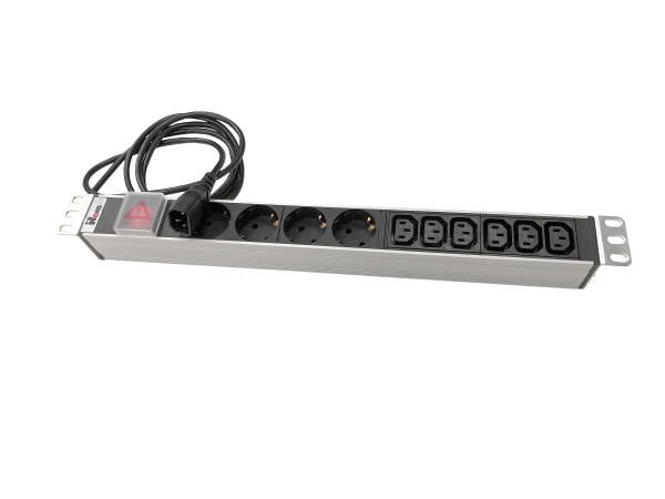 Блок розеток Rem-10 с выкл. R-10-4S-6C13-V-440-1.8