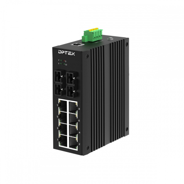 Коммутатор промышленный DPTEK DK3210MI-8F2S купить в Минске по низкой цене