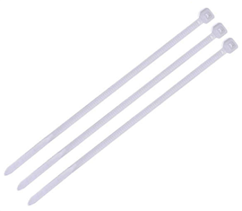 Стяжки Optimus 2,5x100мм белые/черные (100шт)