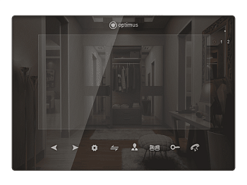 Видеодомофон Optimus VMH-7.5