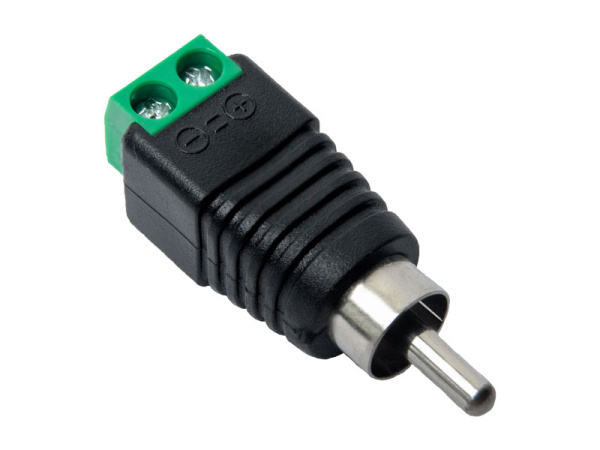  Разъем RCA Optimus штекер с клеммной колодкой (20шт)
