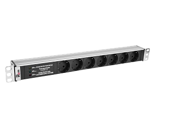 Блок розеток Rem-10 без шнура с фил. и инд. R-10-7S-FI-440-Z