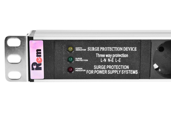 Блок розеток Rem-10 без шнура с фил. и инд. R-10-7S-FI-440-Z купить в Минске по низкой цене