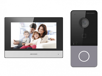 Комплект видеодомофона DS-KIS603-P(C)