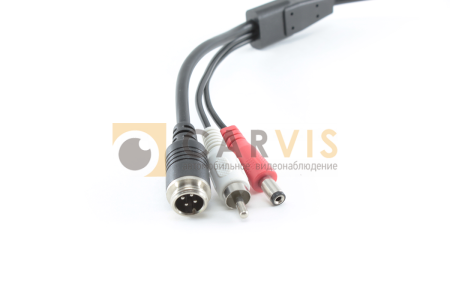 Кабель 4-pin (мама) — 4-pin (папа) + 1 audio + 1 power, 5 метров купить в Минске по низкой цене