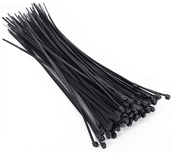 Стяжки Optimus 3,6x200мм белые/черные (100шт)