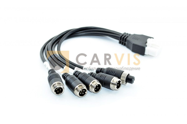 Штекер коммутации камер и монитора CARVIS