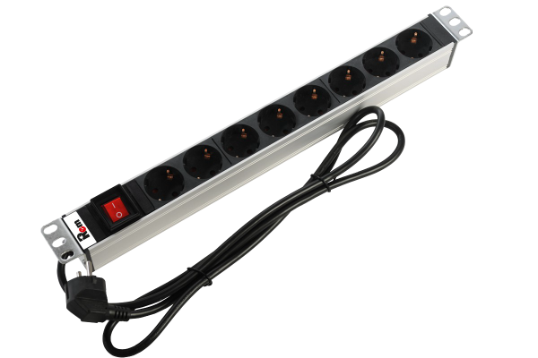 Блок розеток Rem-16 с выкл. R-16-8S-V-440-1.8