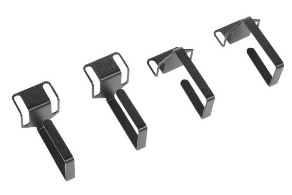 Органайзер кабельный одинарный изогнутый СБ-Б-9005