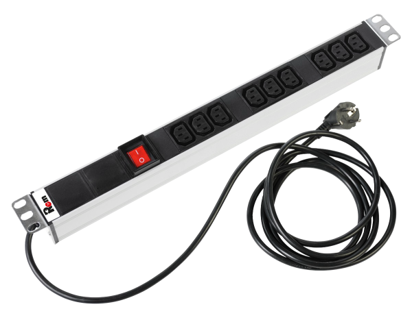 Блок розеток Rem-16 с выкл. R-16-9C13-V-440-1.8